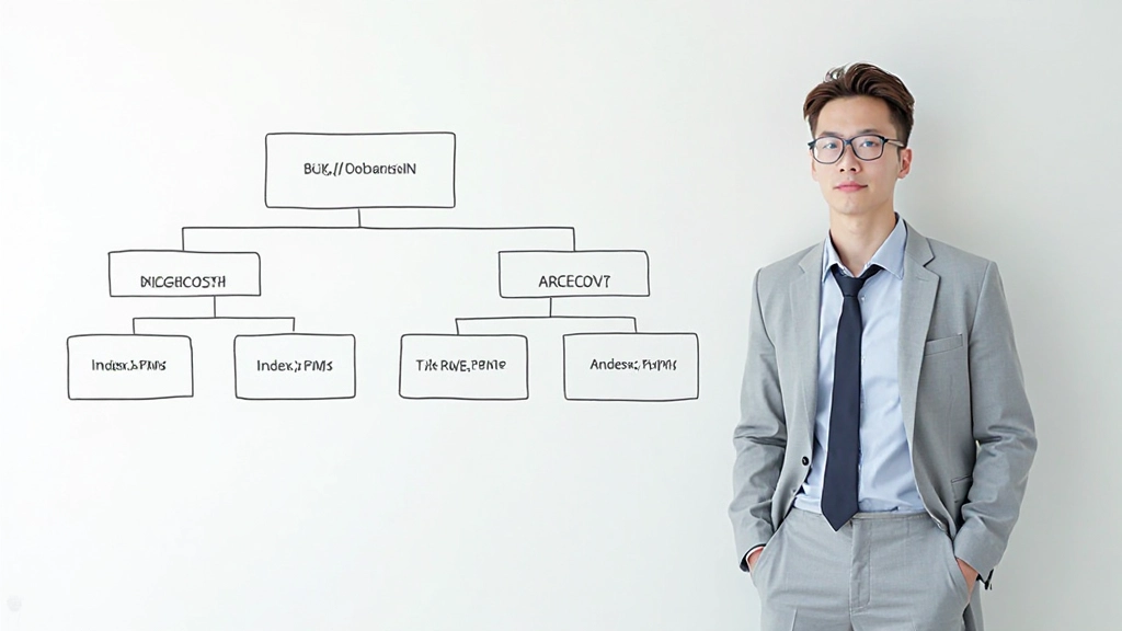 WordPress template hierarchy flowchart showing decision tree from index.php branching to single.php, page.php, archive.php, category.php with visual hierarchy levels