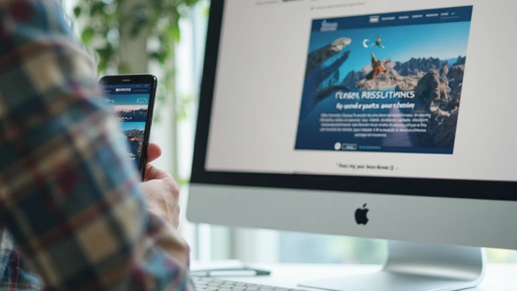 Mobile phone and desktop monitor side-by-side showing same WordPress theme displaying responsively with mobile-optimized navigation and layout