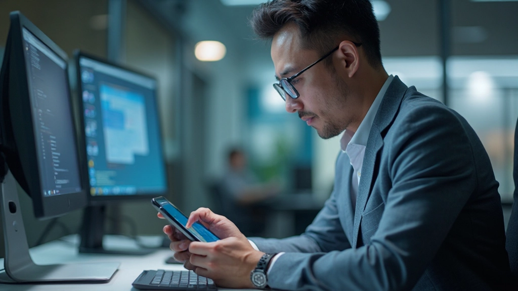 Testing responsive design across multiple devices including smartphones, tablets, and desktop computers